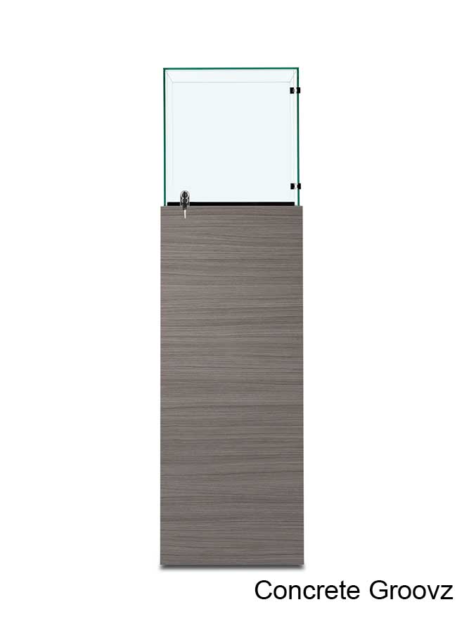 PD500 16" Pedestal Display Case by Tecno Display