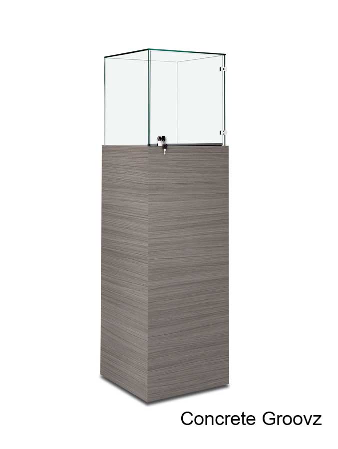 PD500 16" Pedestal Display Case by Tecno Display
