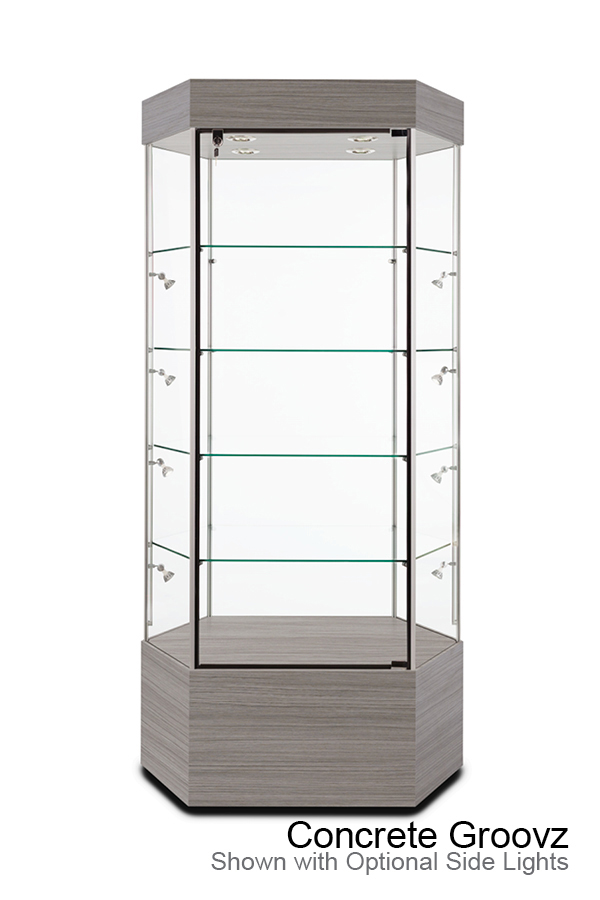 TW344 Tower Display Case by Tecno Display
