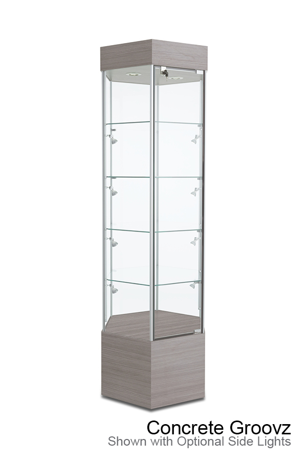 TW340 Tower Display Case by Tecno Display
