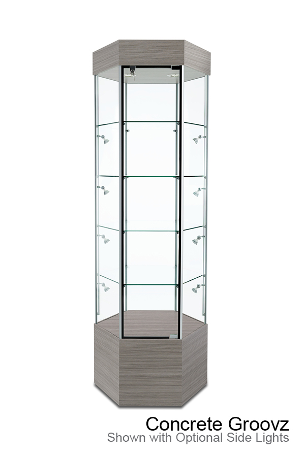 TW340 Tower Display Case by Tecno Display