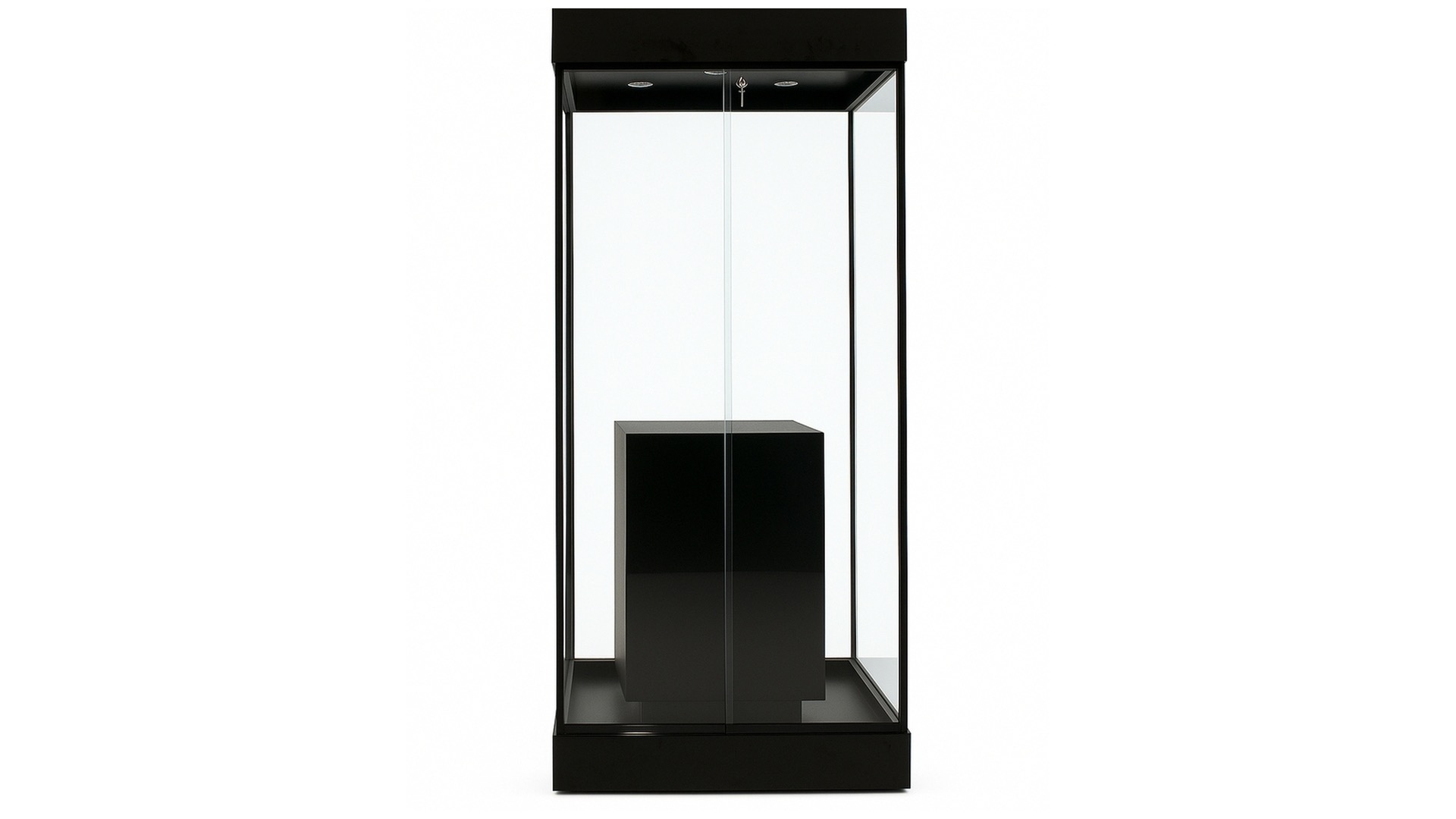 Large Display Case with Pedestal