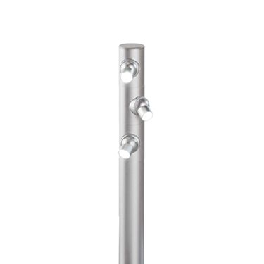 Cylinder LED Display Case Pole Light