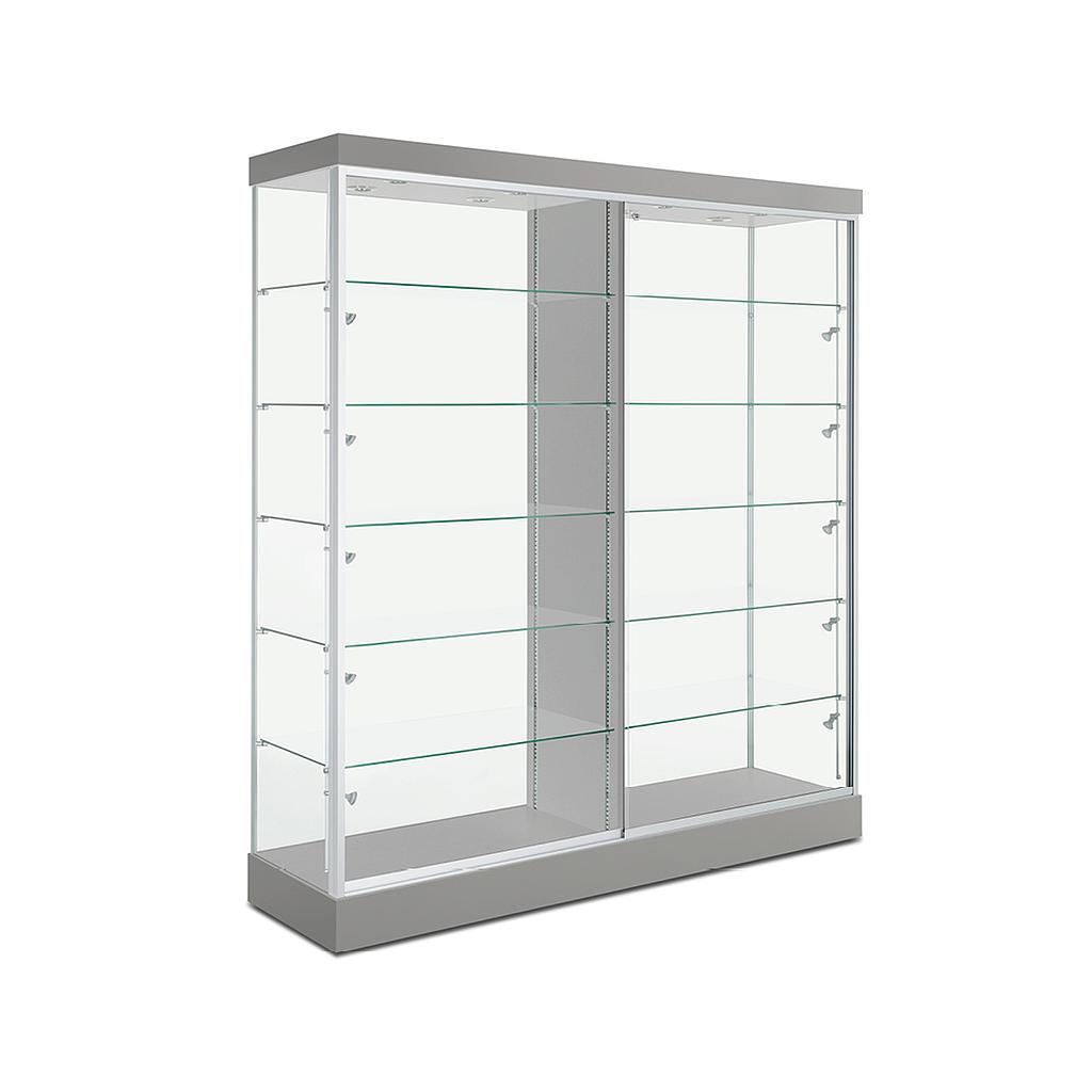 TD 200D 72" ((DISCONTINUED) Brushed Silver Laminate, Black Frame)